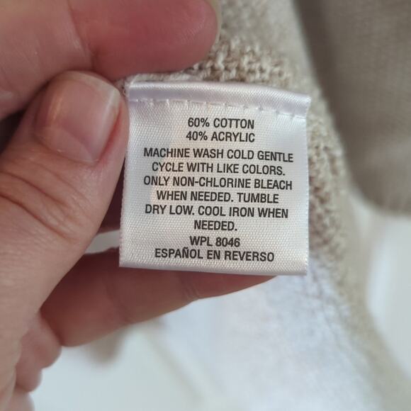 EUC Style & Co Tan Cardigan - Picture 4 of 6